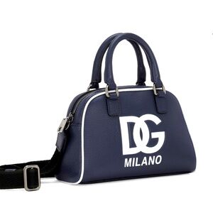 Dolce&Gabbana Girl's 'DG' Leather Bowling Bag